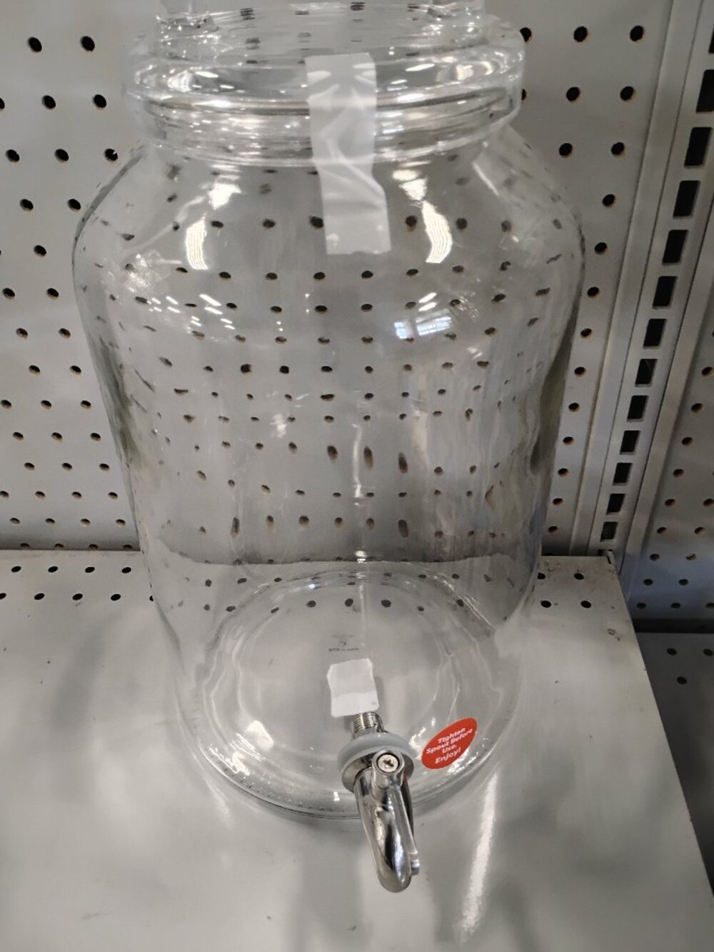 New Glass Beverage Dispenser